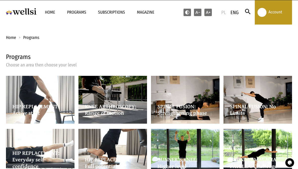 Wellsi Platform Screenshot